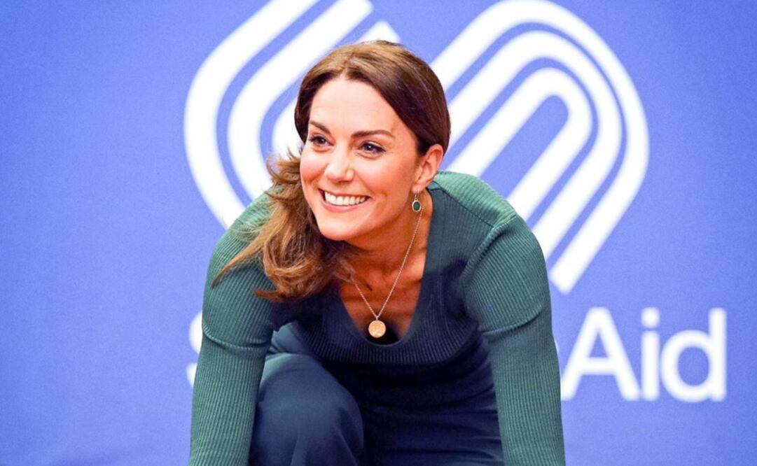 Kate Middleton combina un sofisticado look verde con tenis blancos y nos encanta. Fotos: Instagram