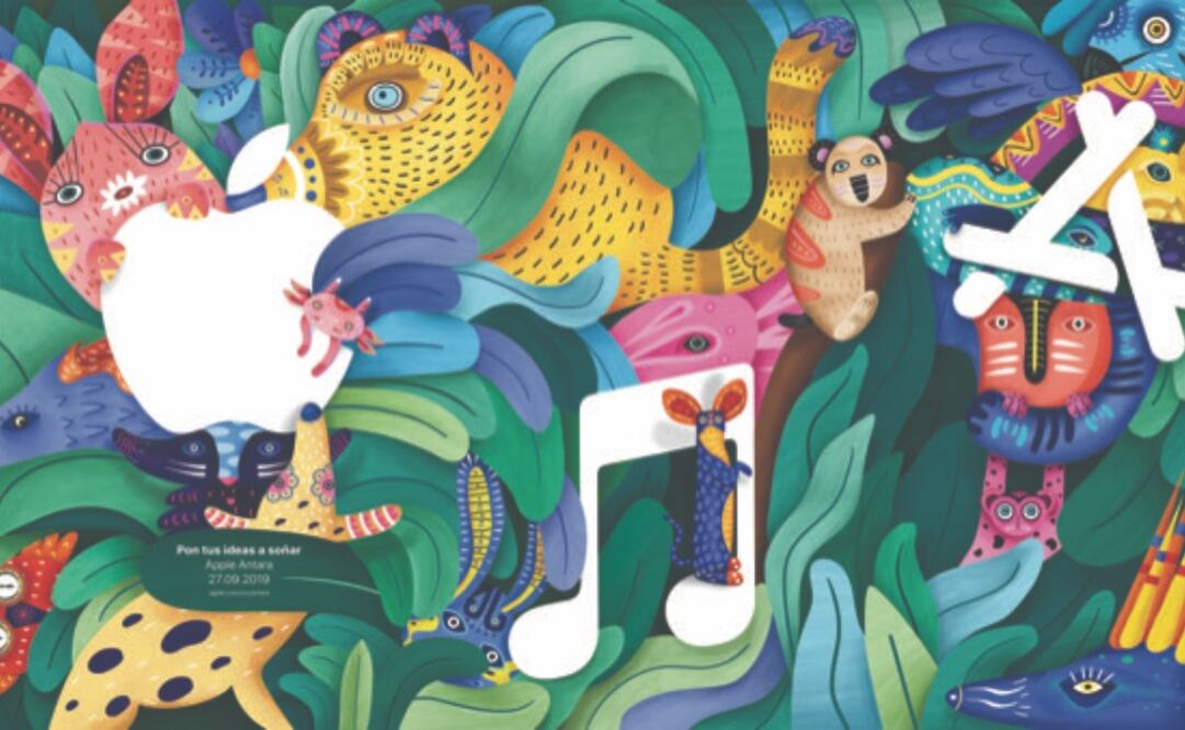 Para anunciar la apertura, este viernes, la tienda presentará una barricada inspirada en el color de los alebrijes