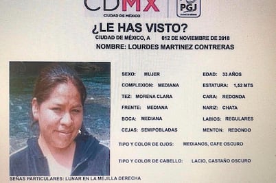 Encuentran en Tlalpan restos de desaparecida