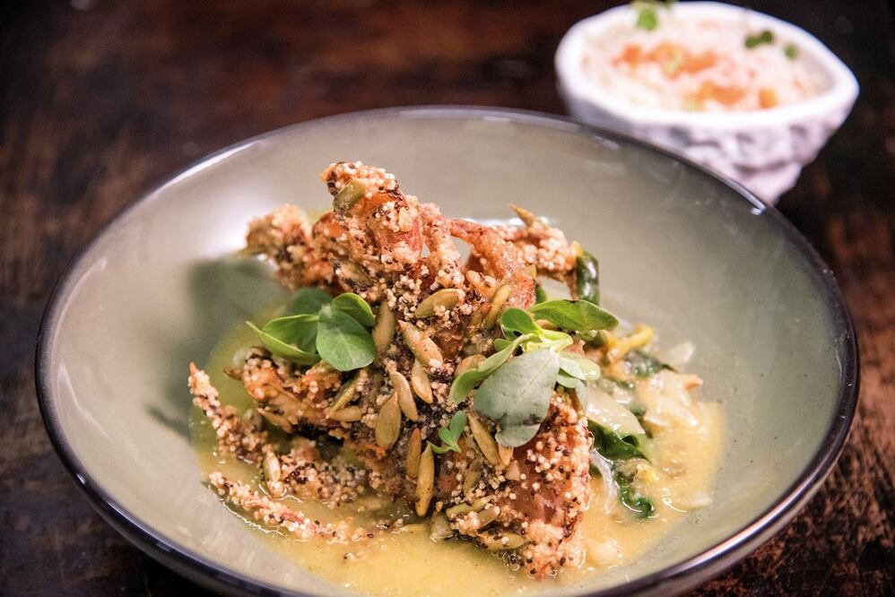 Mixmole creado por los chefs María Elena Lugo Zermeño y Gerardo Vázquez Lugo, del restaurante Nicos  / Foto: Cortesía del restaurante Nicos para El Universal