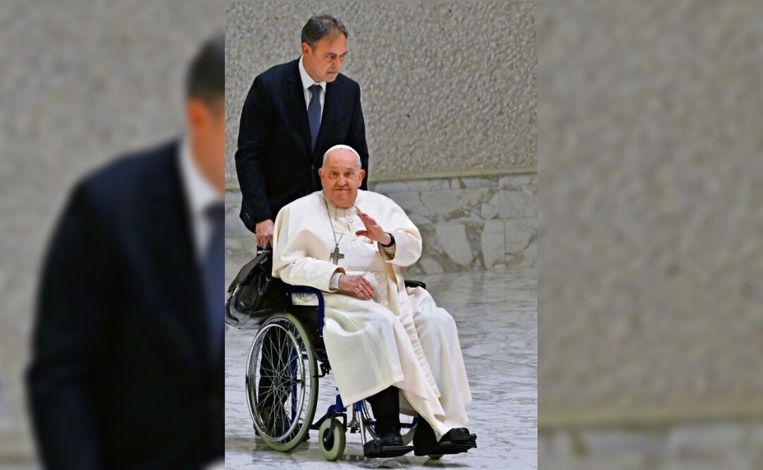 El papa Francisco, al llegar a una audiencia general semanal en el Aula Pablo VI del Vaticano el 22 de enero pasado. Foto: Andreas Solaro / AFP
