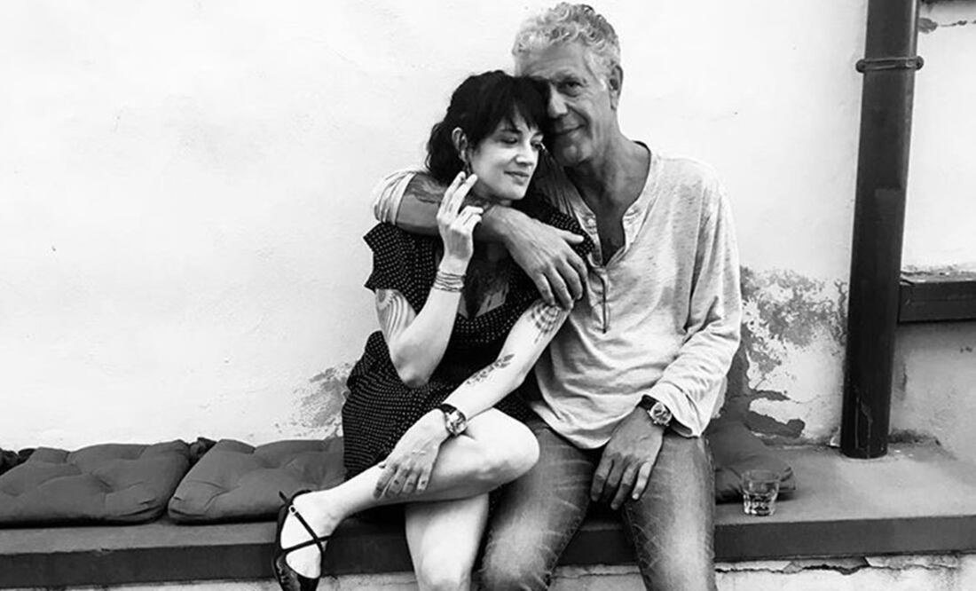 Asia Argento y Anthony Bourdain FOTO: Instagram