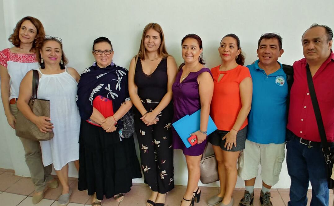 Representantes de movimientos ciudadanos conversaron con alcaldesa sobre la reapertura del acceso vehicular al malecón Tajamar. Foto: Adriana Varillas