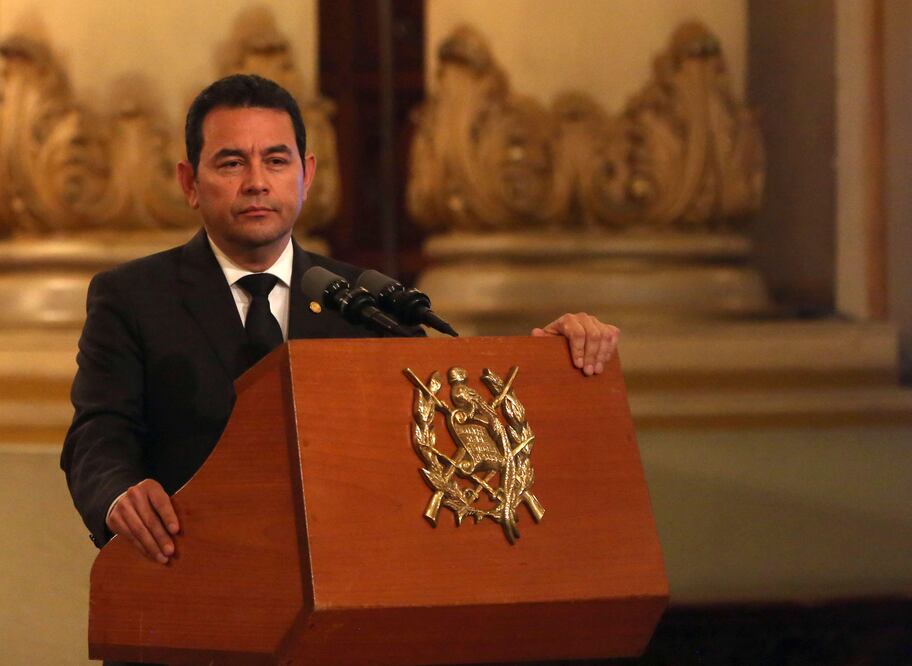 El presidente de Guatemala Jimmy Morales (Foto: EFE)