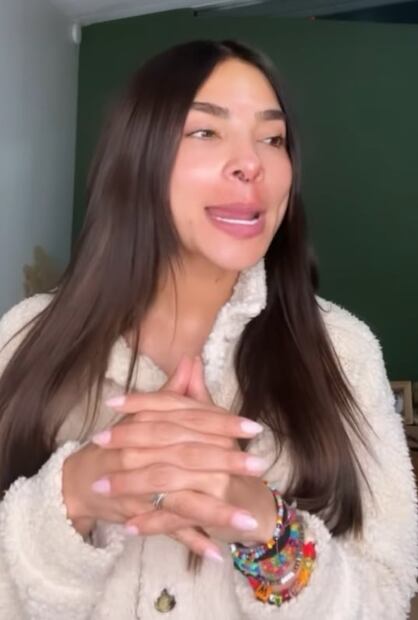 Tras aparecer con una parte del rostro ensangrentado, la conductora Alejandra Espinoza habla de su accidente  