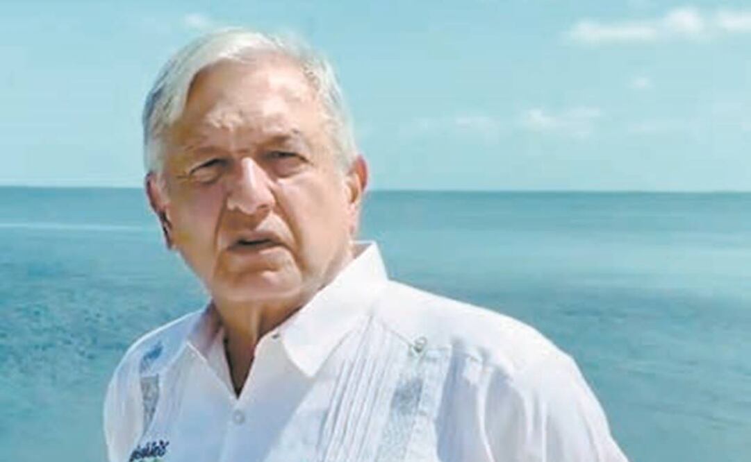 El Presidente difundió un video en su gira por el sureste. Foto: Tomada de video.