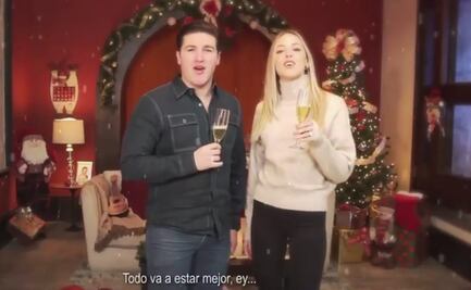 Samuel García y su esposa cantan y bailan en video navideño; piden "volver a empezar"
