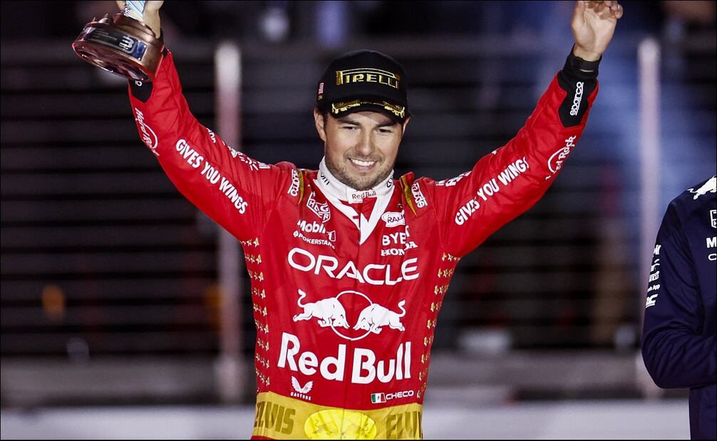 Checo Pérez es subcampeón del mundo en la F1 - Foto: EFE