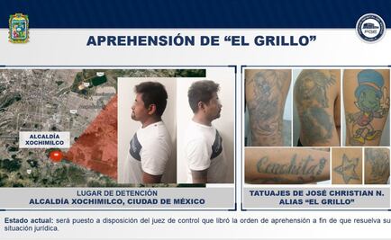 Confirman detención de “El Grillo”, presunto líder delincuencial en Puebla