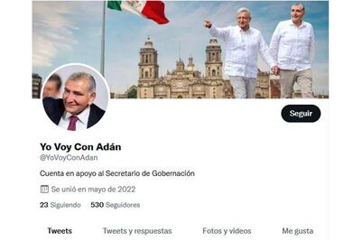 Adán Augusto se sube a la contienda de “corcholatas” en redes sociales