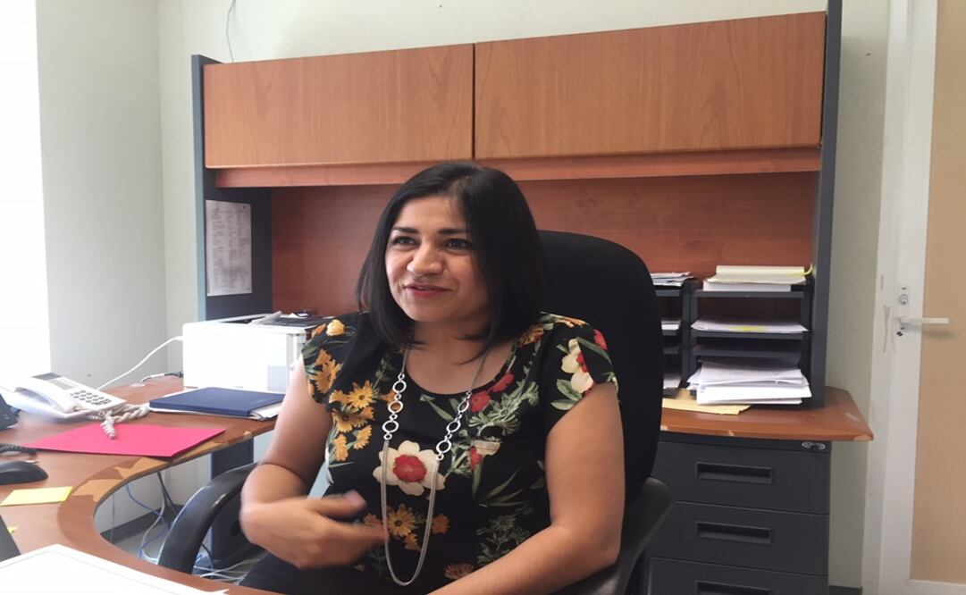 Brenda Navidad Arias, Jefa del Archivo Central del Registro Civil del Estado Foto: Javier Cabrera Martínez