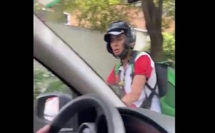 "Mami, tengo miedo"; captan en video agresión de presunto repartidor en Polanco