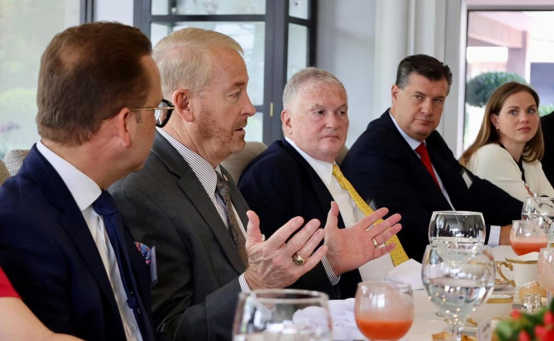 Embajador Ronald Johnson revisa con empresarios temas del sector automotriz este miércoles 20 de agosto de 2025. Foto: Especial