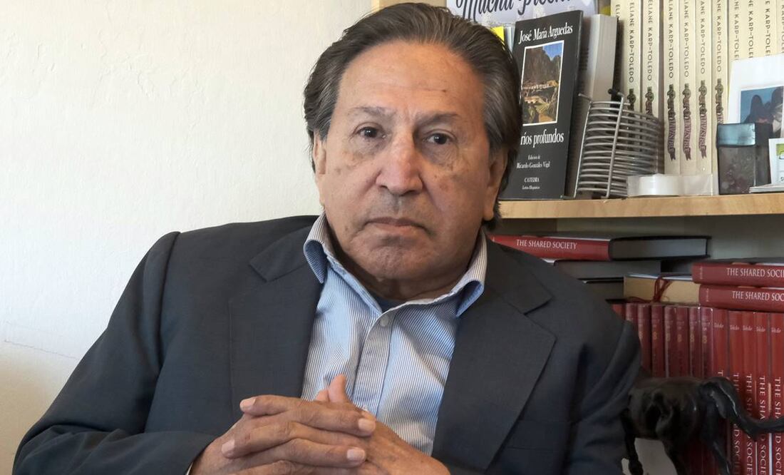 Alejandro Toledo horas antes de ser extraditado. Foto: EFE
