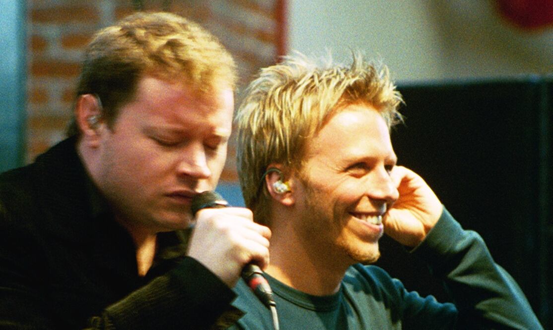 Leonel García y Noel Schajris, integrantes de Sin bandera.
Foto: EL UNIVERSAL, archivo