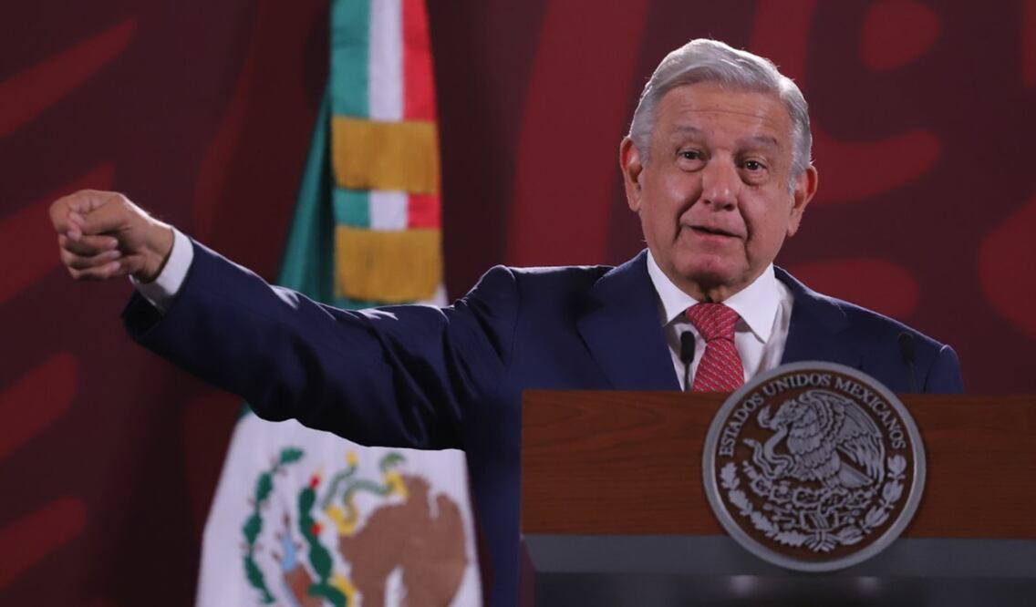 El presidente López Obrador rechazó que su gobierno presione a jueces para levantar las suspensiones que habían logrado organizaciones ambientales en contra del Tren Maya. Foto: Berenice Fregoso