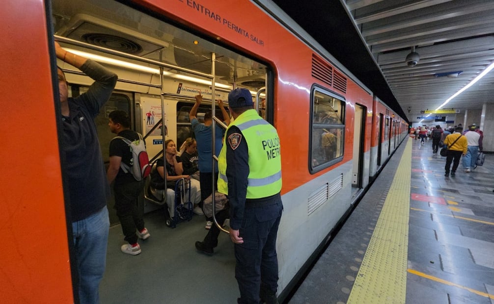 Línea 2 del metro de la CDMX. Foto: especial