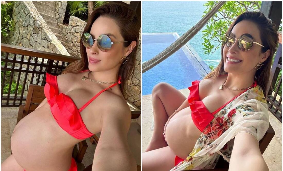 De las últimas fotos de Cynthia Rodríguez embarazada.