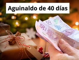 ¿Quiénes recibirán 40 días de aguinaldo? Esto dice el DOF