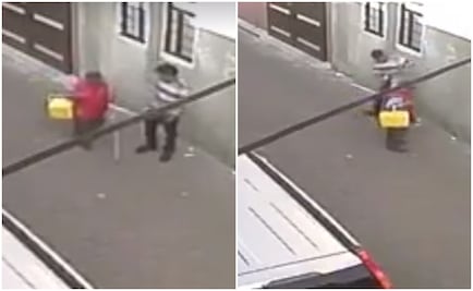 Captan en video robo a vendedor de gelatinas de la tercera edad en Azcapotzalco