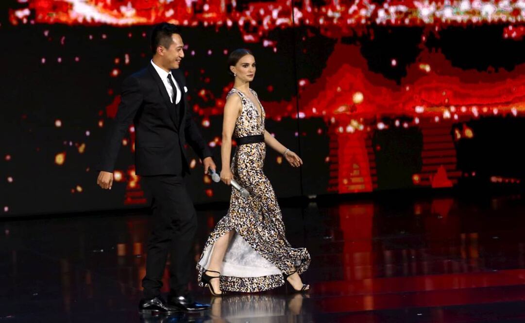 Natalie Portman y el actor chino Liu Ye. FOTO: EFE.