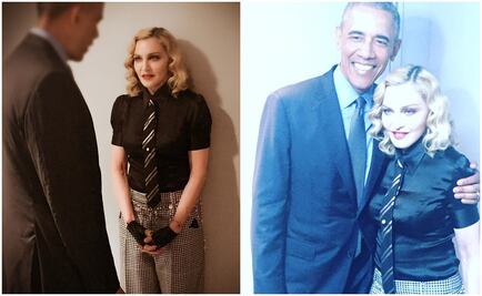 Obama, el hombre que dejó sin palabras a Madonna
