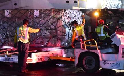 Llega a México cargamento 13 con insumos para atender contingencia por Covid-19