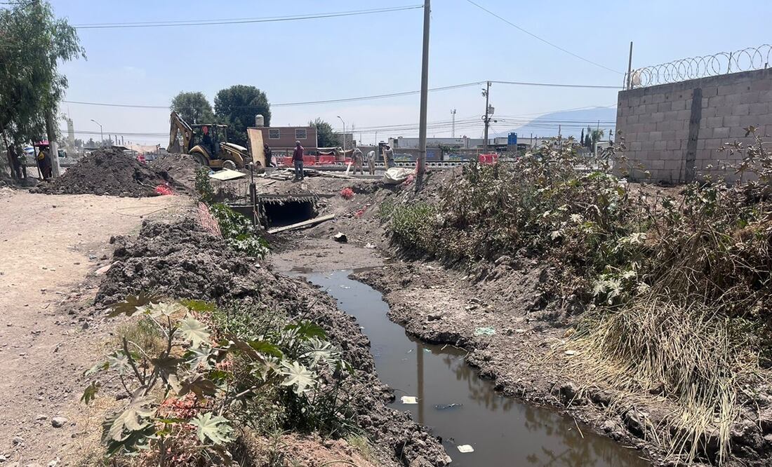 Problema de fosas sépticas en Tultepec. Foto: Arturo Contreras