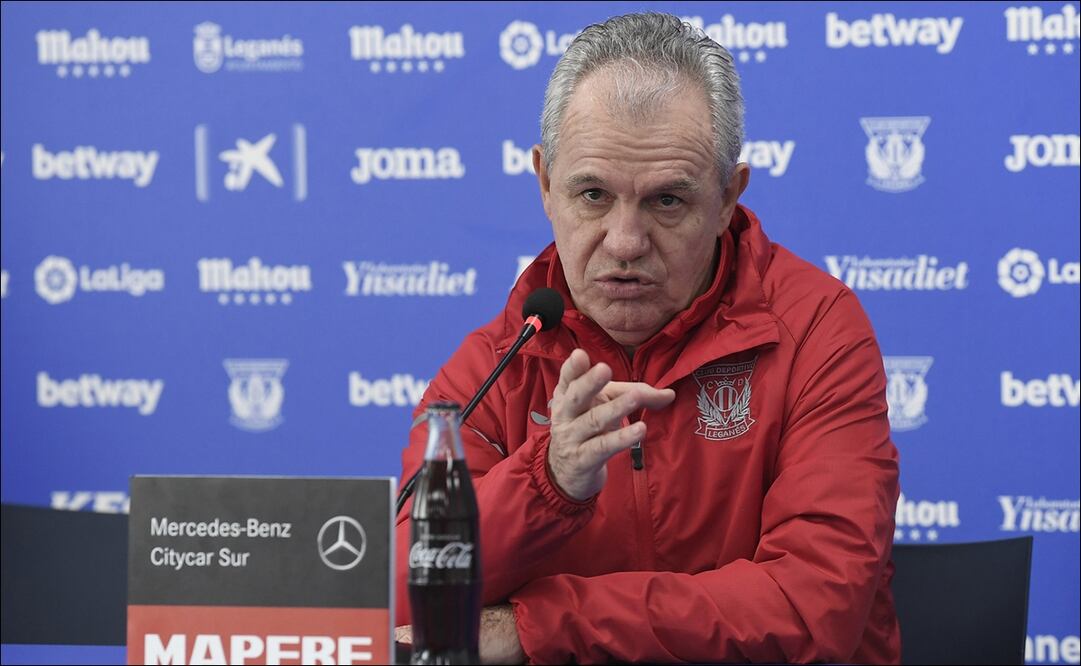 Javier Aguirre, técnico del Leganés. Foto: Twitter