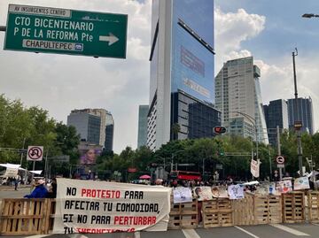 Bloqueos en Reforma e Insurgentes; autoridades recomiendan estas alternativas viales