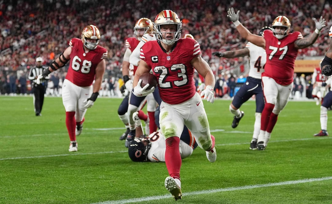 49ers logra sufrido triunfo sobre los Bears en Semana 17 / Foto: AFP