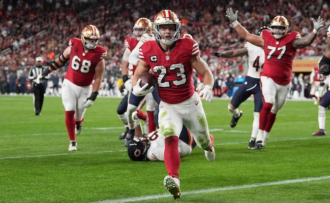 San Francisco 49ers sufre en victoria frente los Chicago Bears