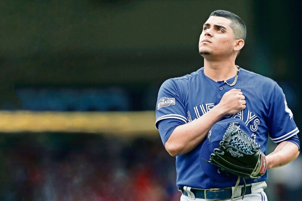 Roberto Osuna entró para amarrar el triunfo; lanzó una entrada y dos tercios y sólo permitió un hit (LM OTERO. AP)