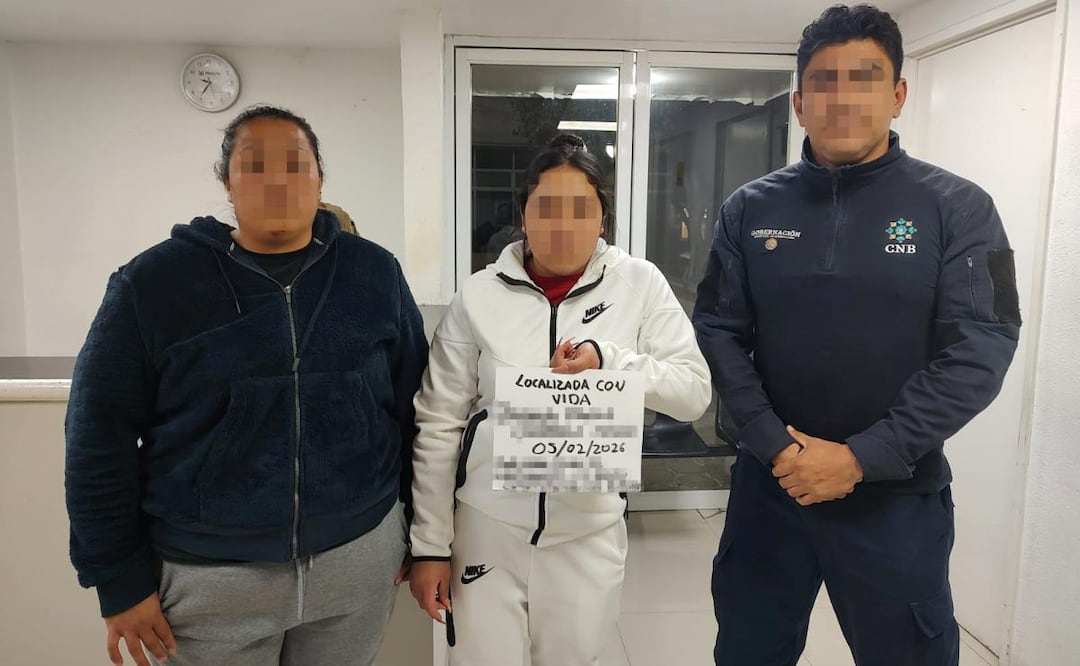 Hallan con vida en Iztapalapa a Danna Paola, joven desaparecida en Tultitlán, Edomex (06/02/2026). Foto: Especial