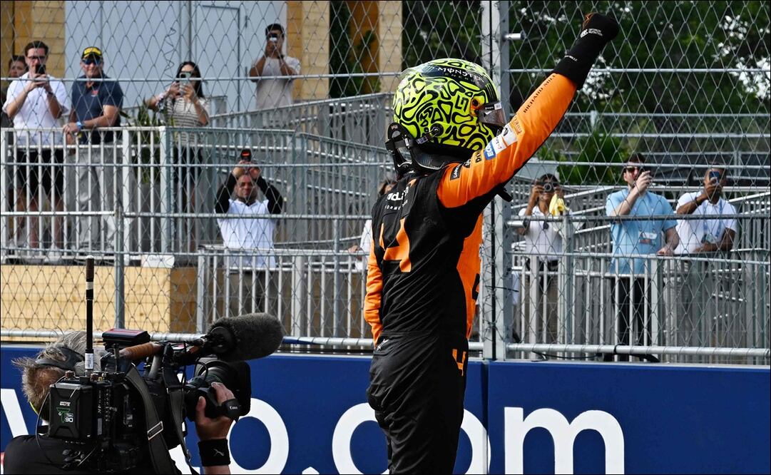 Lando Norris fue el ganador del Gran Premio de Miami 2024 - Foto: AFP
