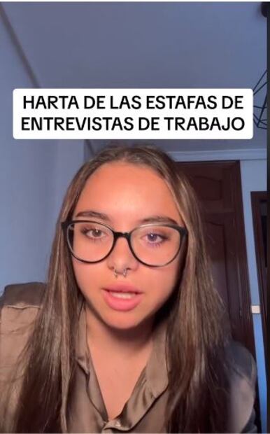 Española es estafada en entrevista de trabajo.
Foto: Captura de pantalla
