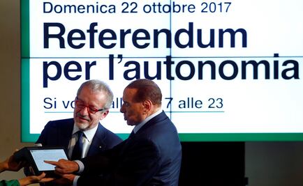 Norte de Italia busca referéndum de autonomía; Berlusconi lo respalda