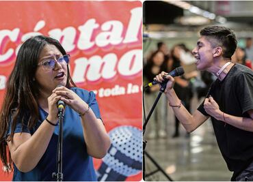 Sin pena, usuarios del Metro le cantan al amor