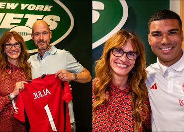 La ganadora del Óscar Julia Roberts vuelve a demostrar su pasión por el Manchester United