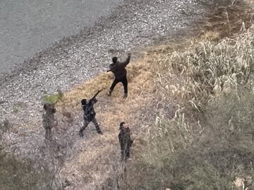 Sujetos armados atacan a agentes de la Patrulla Fronteriza desde Tamaulipas; fueron detectados por drones