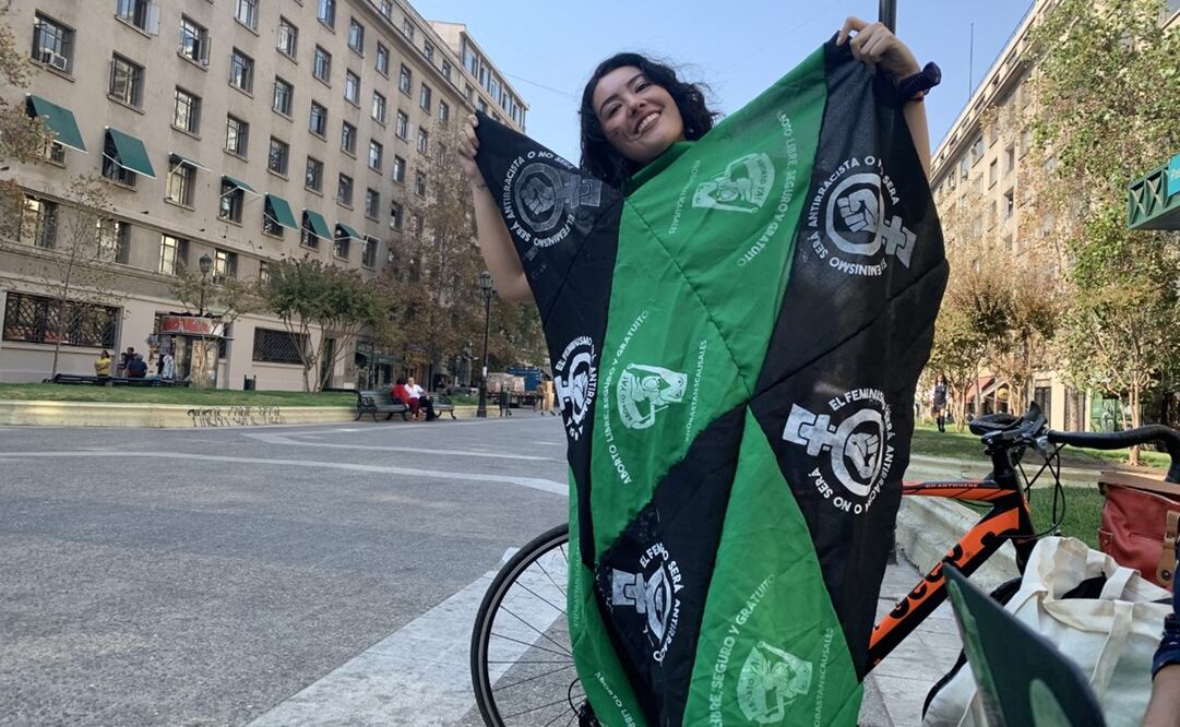 Javiera Pérez, feminista líder de la Federación de Estudiantes de la Universidad de Chile. Fotos: Alejandra Canchola / EL UNIVERSAL