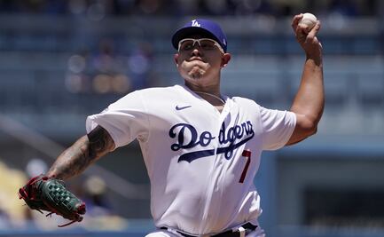Los Dodgers rescatan mal juego de Julio Urías