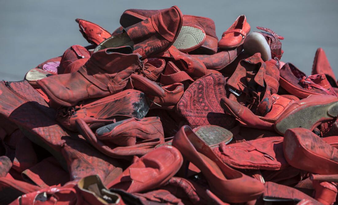 Victims’ families and feminists occupied the National Human Rights Commission offices in Mexico City on September 4 - Photo: Christian Palma/AP