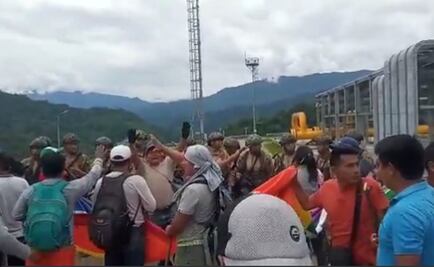 Manifestantes toman una planta compresora de gas natural en el sur de Perú