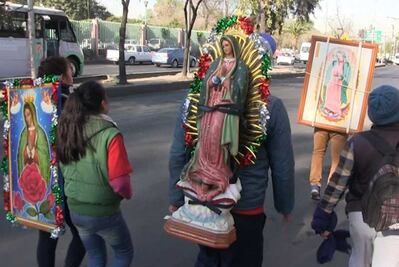 Frío no impide la llegada de peregrinos a la Basílica