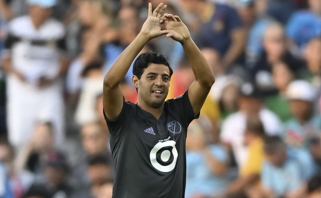 Carlos Vela celebrando su gol ante el equipo de la Liga MX - FOTO: Imago7