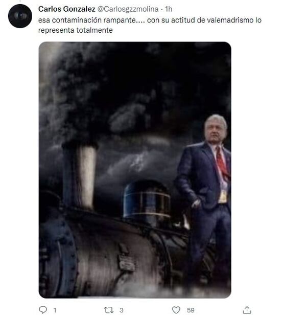 Morena difunde imagen de AMLO “a toda máquina” con la 4T… con mucho humo y la elimina