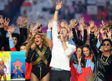 Coldplay, Beyoncé y Bruno Mars, en memes del Super Bowl