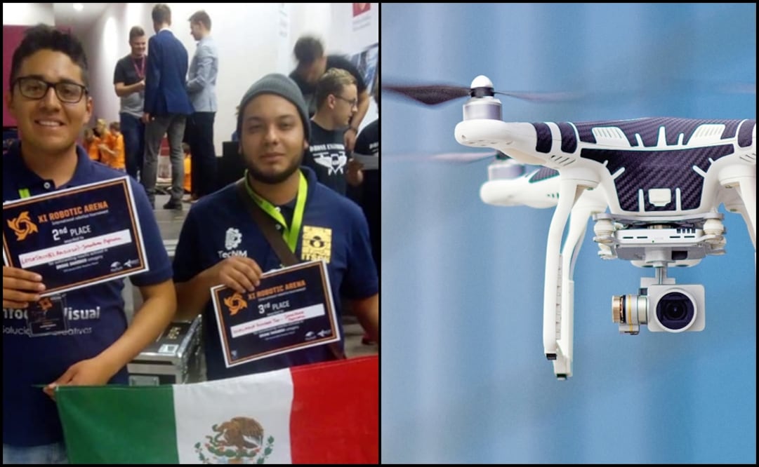 The students Jonathan Espinosa Esquivel and Oswaldo Brigido García Aritzmendi are both studying a degree in Mechatronics Engineering at Mexico’s National Technology Institute (TecNM) - Photo: File photo/EL UNIVERSAL