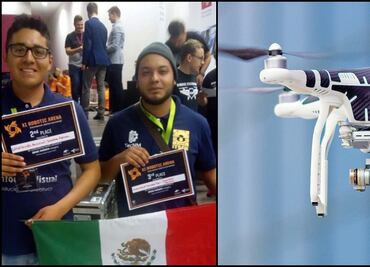 Mexican students decorated at the 2019 Robotic Arena